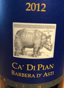 Piedmont 2012 La Spinetta  Ca Di Pian 2012